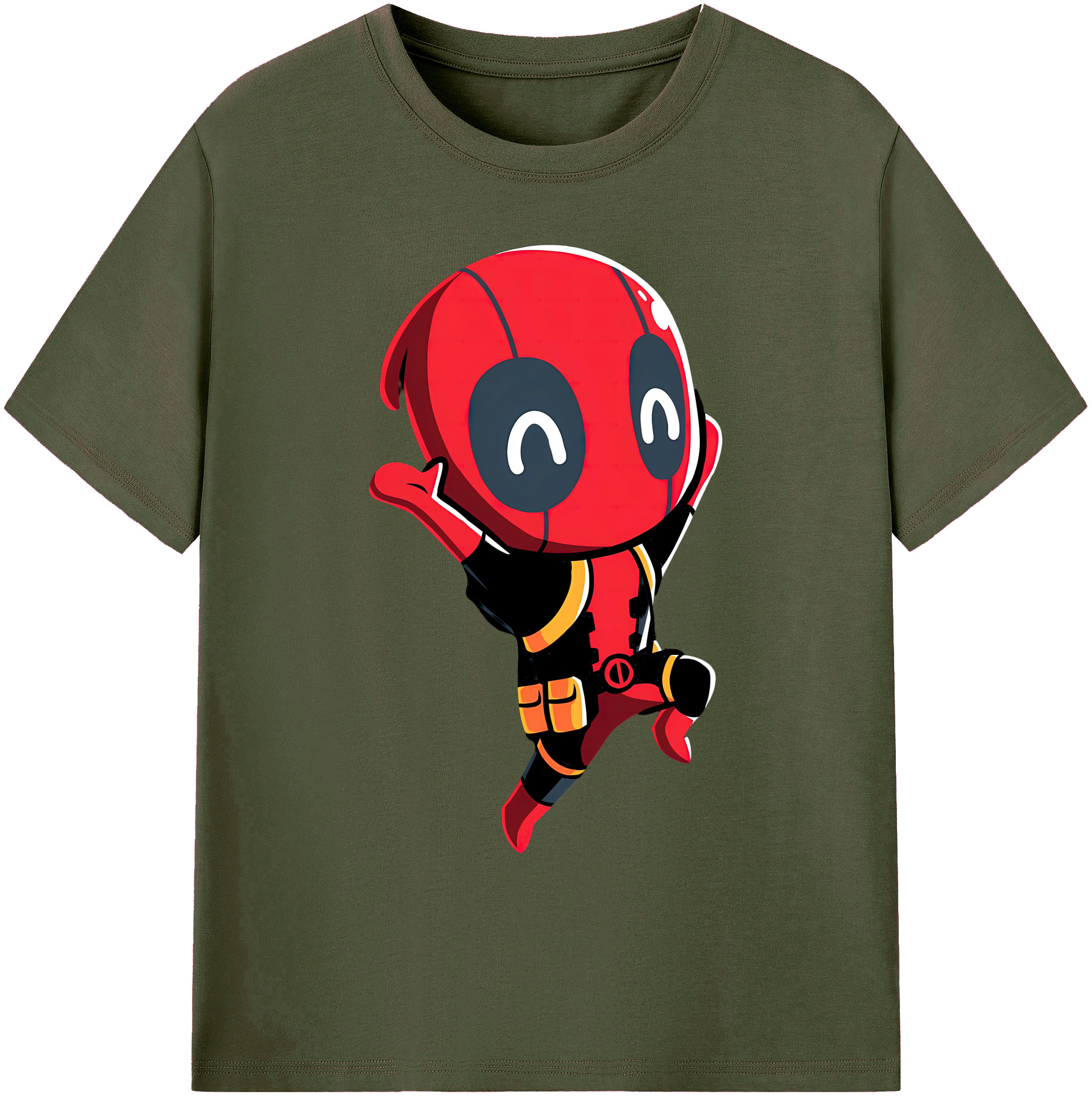 （画像用） Deadpool デッドプール 綿100％ メンズ半袖Tシャツ｜肌触りやわらか＆通気性